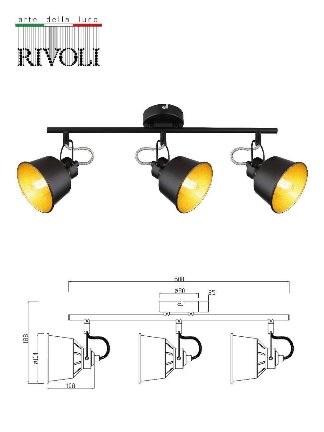 7064-703 Светильник спот Rivoli Evelyn 7064-703