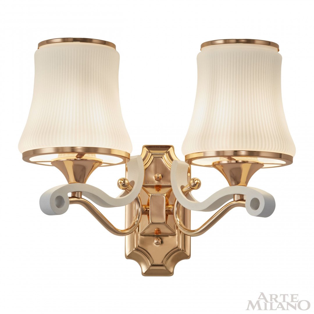 303987/2W Wh/Gd Настенное бра Arte Milano Florentia-3987 303987/2W Wh/Gd