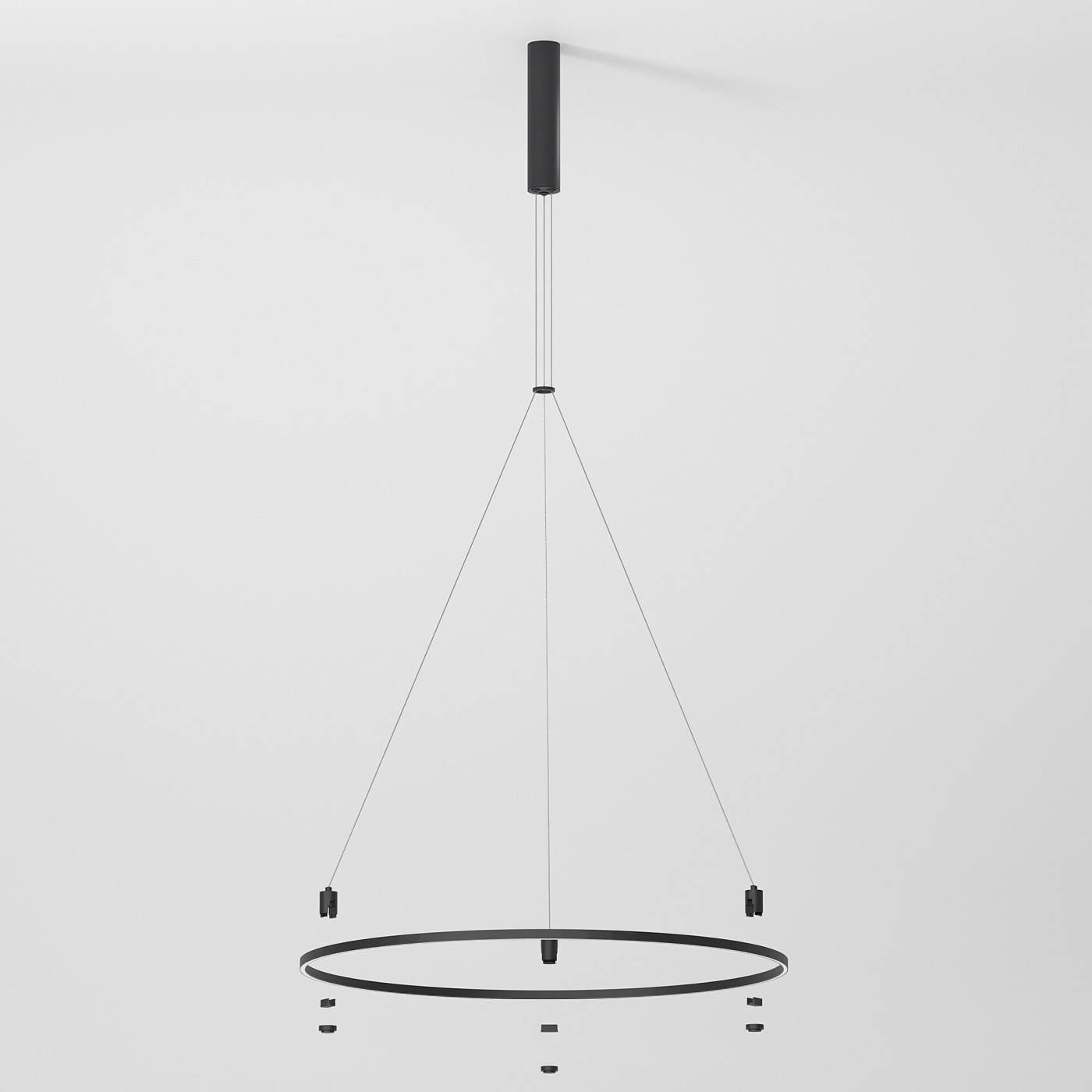 Шинопровод с тросовыми креплениями Elektrostandard Esthetic Magnetic Esthetic Magnetic Шинопровод с тросовыми креплениями Round (черный) (800?) 85138/00