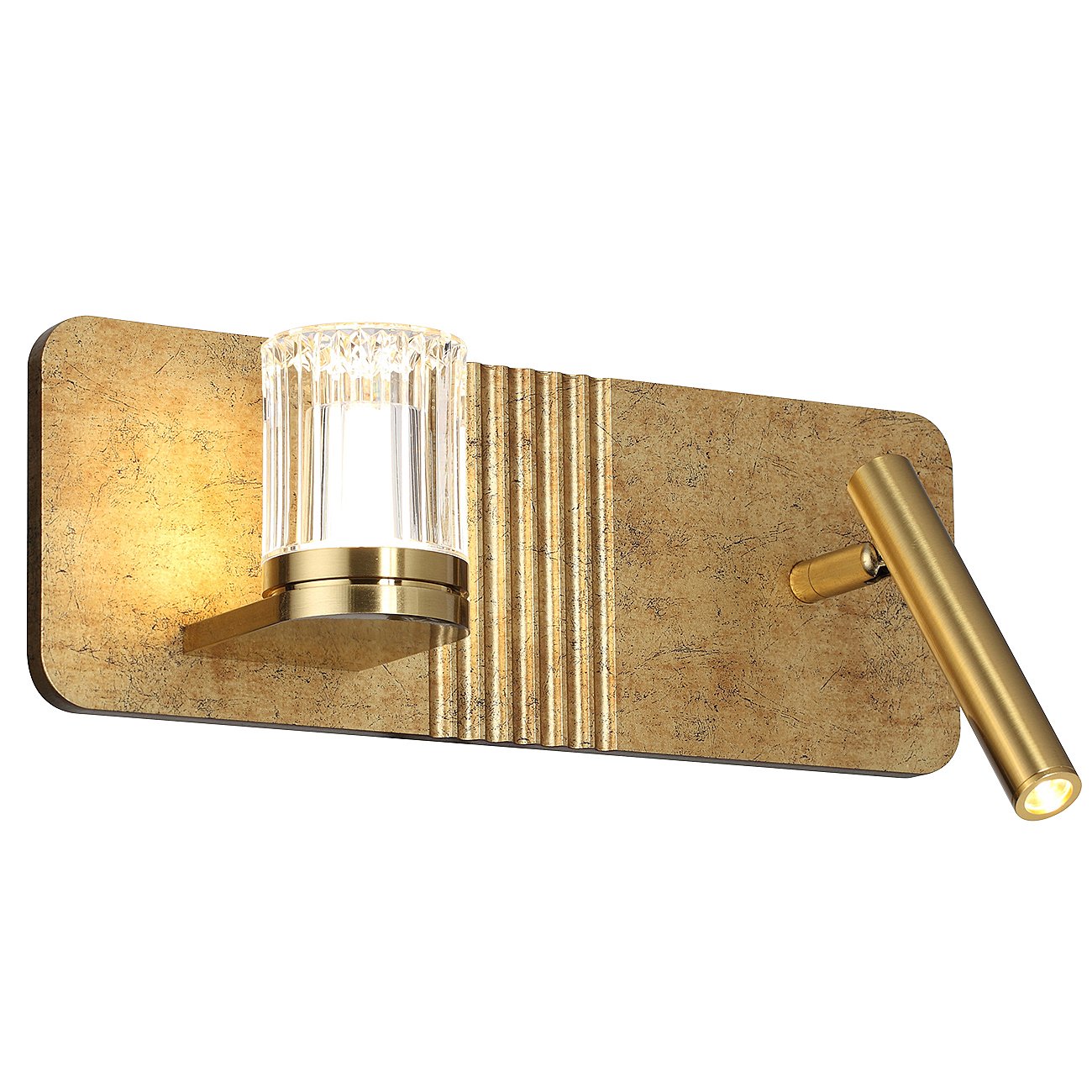 Настенный светильник Indigo Rilievo V000199L 14032/2W Gold