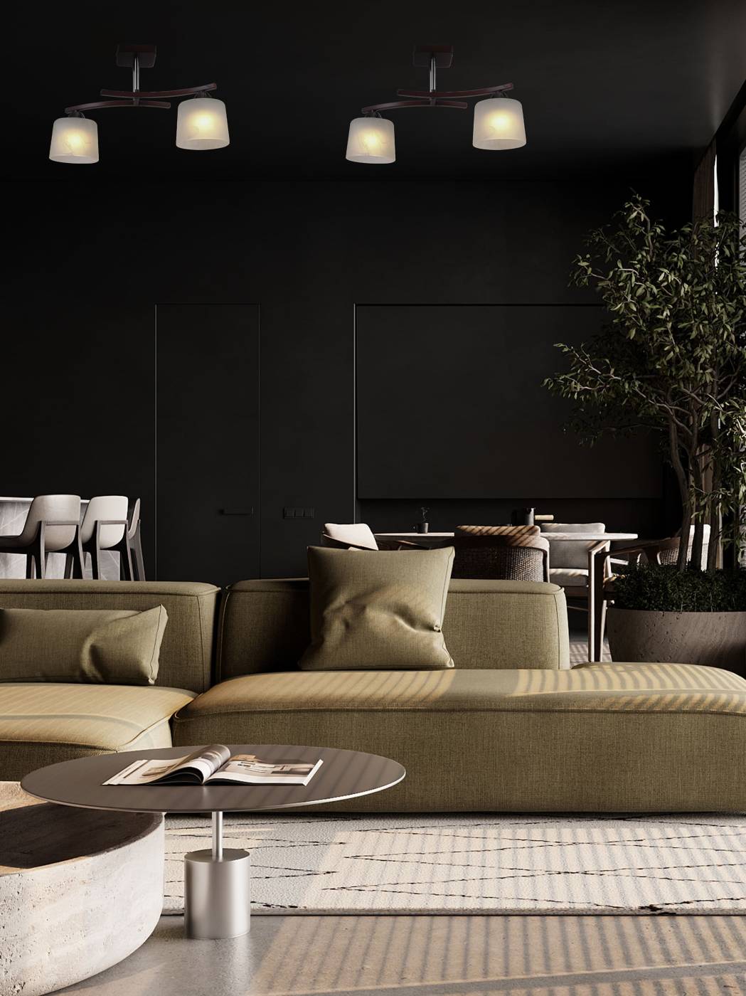 Потолочная люстра Мелодия Света Cylinder 000024060