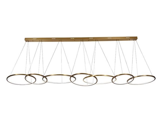 Подвесная люстра Newport Loren 15207N/S brass