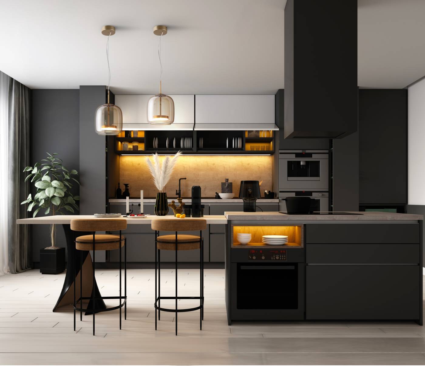 MOD128PL-L6AM Светильник подвесной Maytoni Madmen MOD128PL-L6AM
