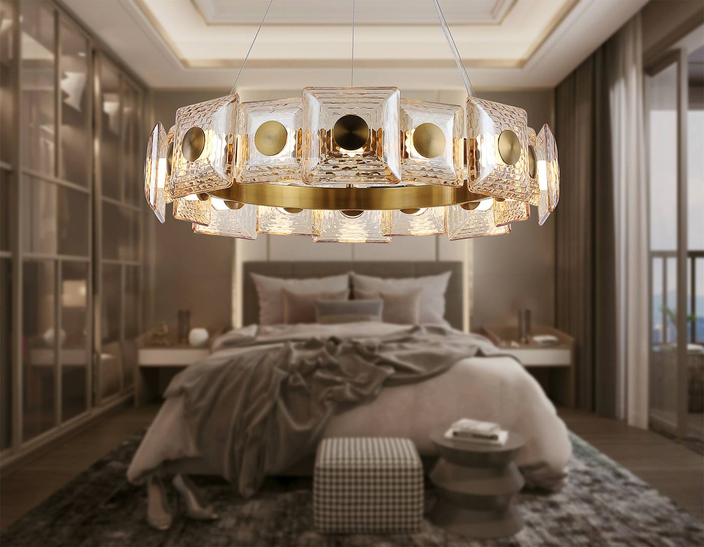 Подвесная люстра Ambrella Crystal LH31027