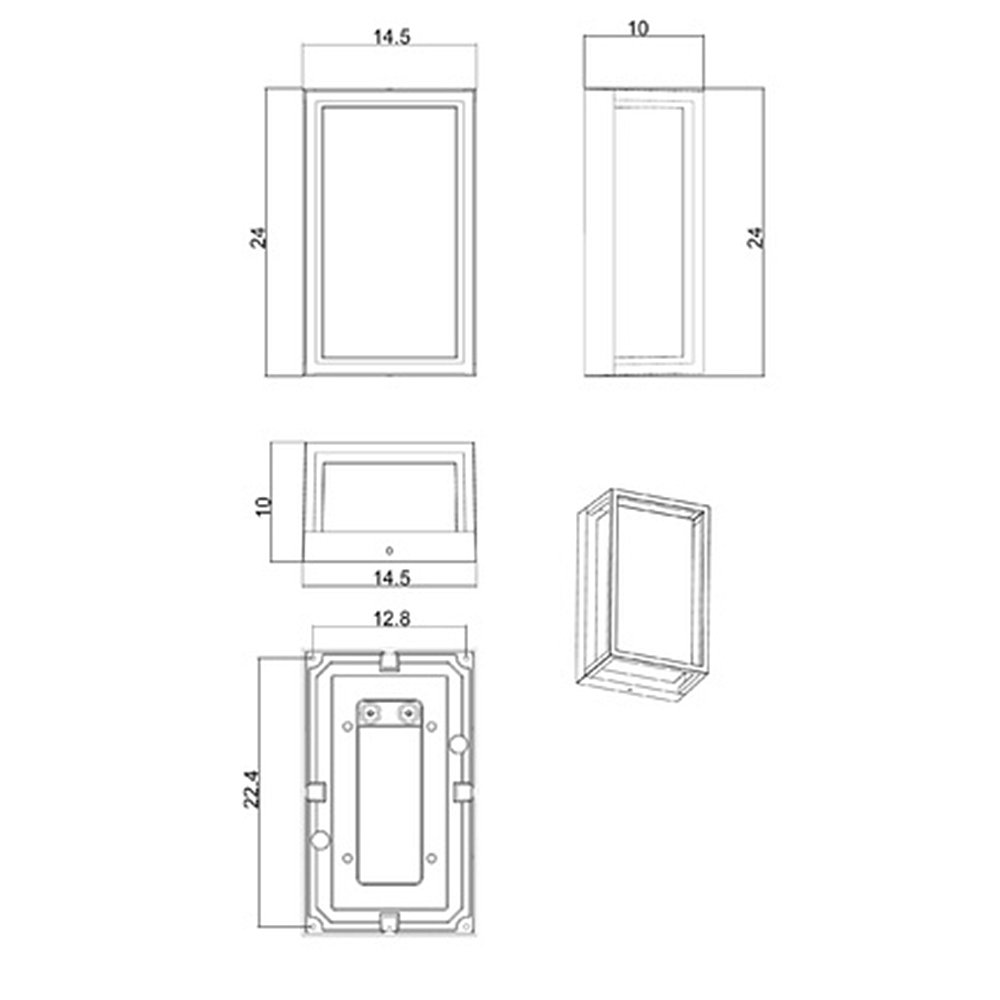 A1332AL-1BK Уличный настенный светильник Arte Lamp Menkar A1332AL-1BK