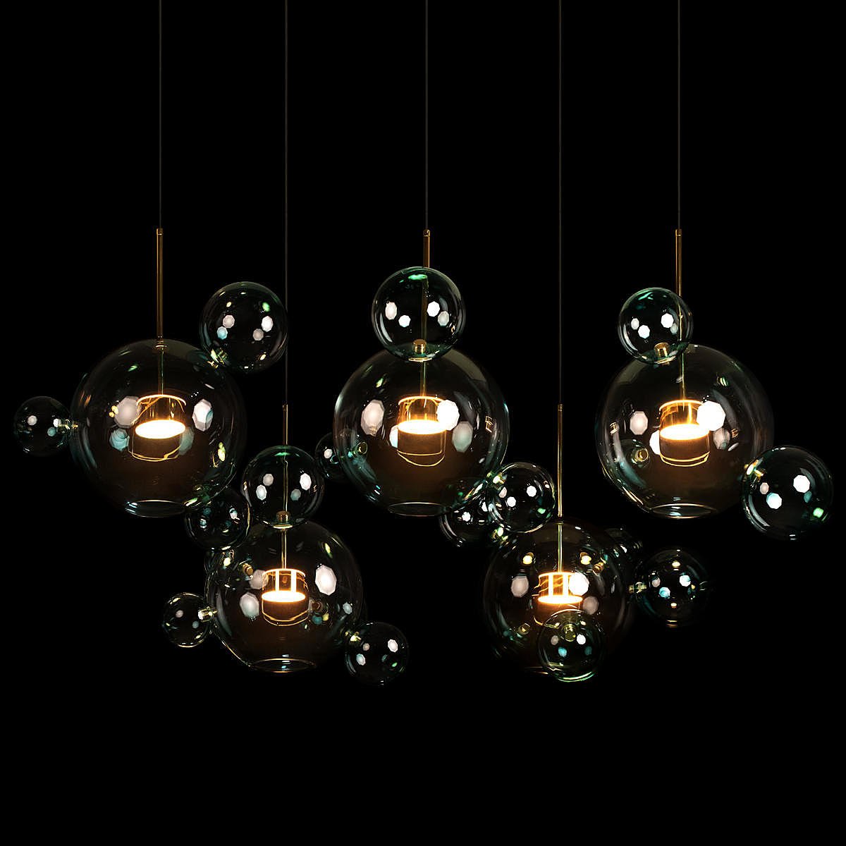 2027-S5 Blue Светильник подвесной Loft It Bolle 2027-S5 Blue