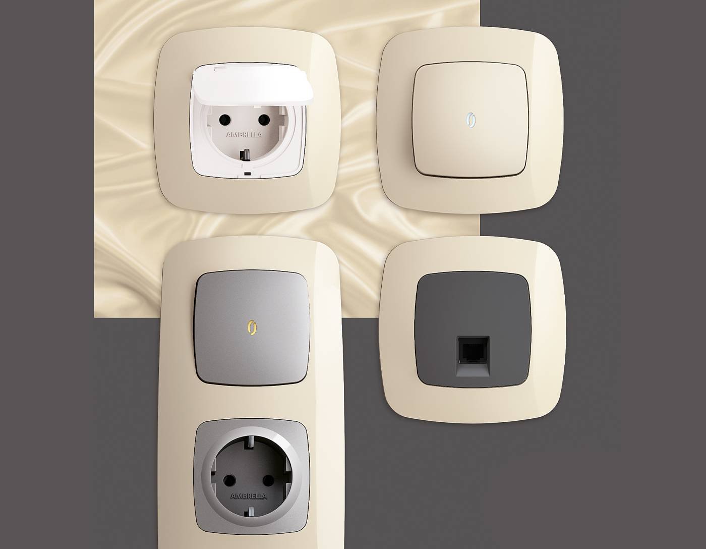 Рамка Ambrella Volt Ecta OF140304