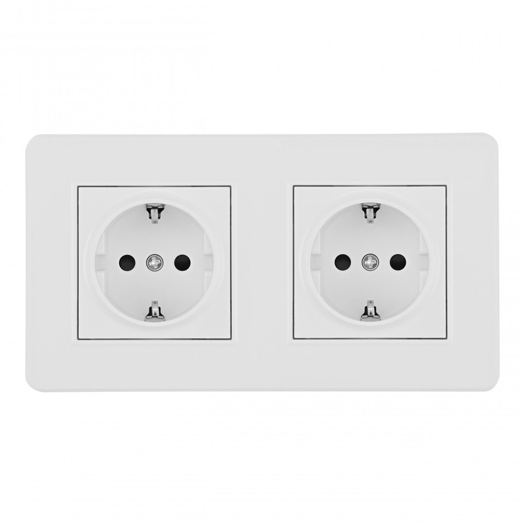 SET16-2-40-1x2 white Розетка Arte Milano Set16-2 SET16-2-40-1x2 white