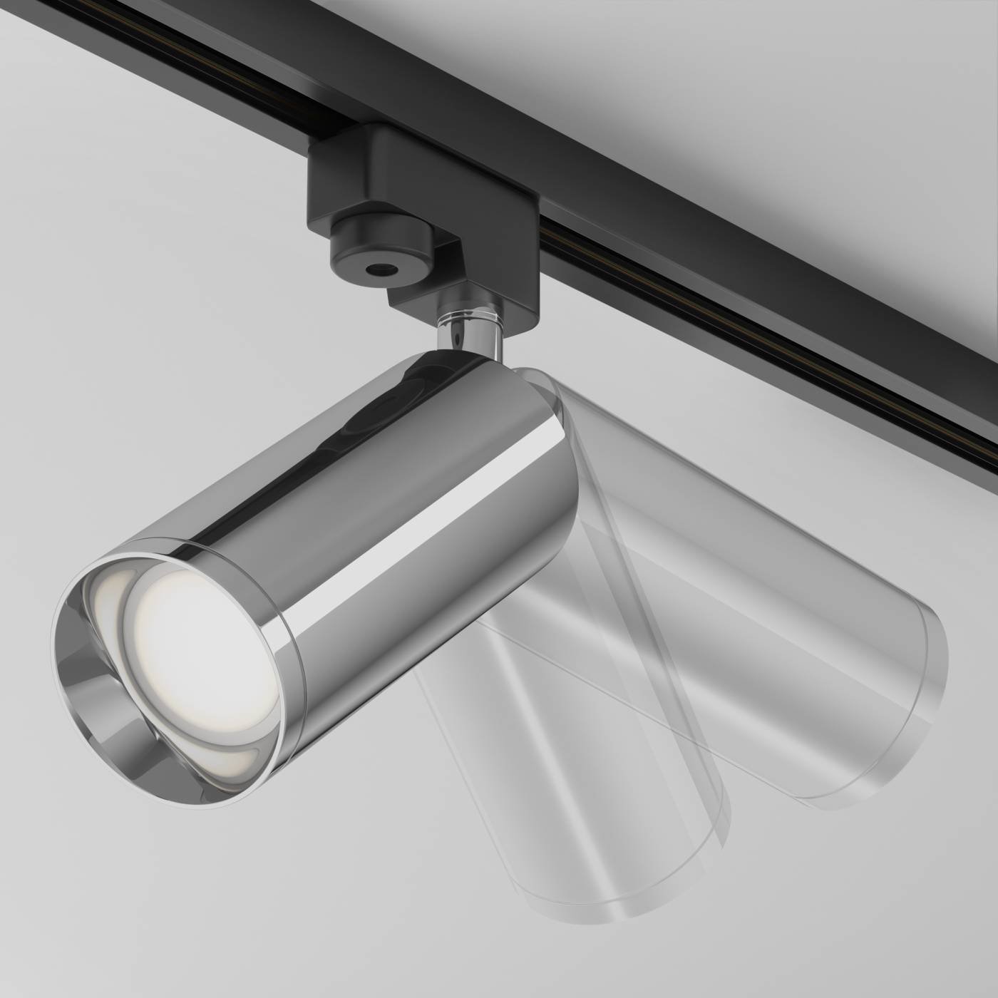 TR004-1-GU10-CH Трековый светильник Maytoni Single phase track system TR004-1-GU10-CH