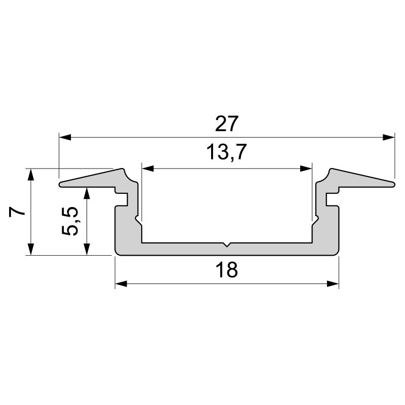 T-Профиль Deko-Light ET-01-12 975045