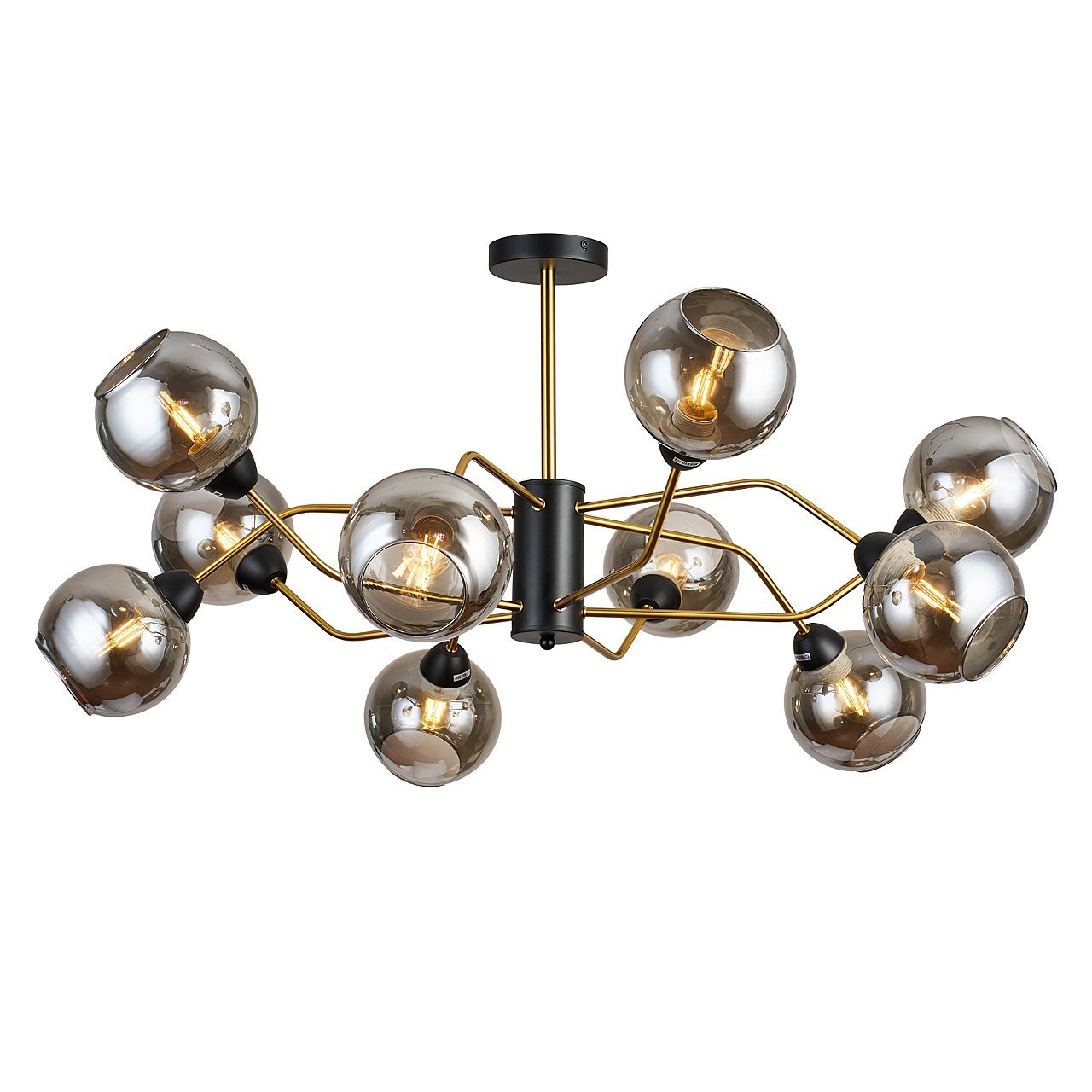 MD.9083-10-S-BK+COP Потолочная люстра IMEX MD.9083-10-S-BK+COP