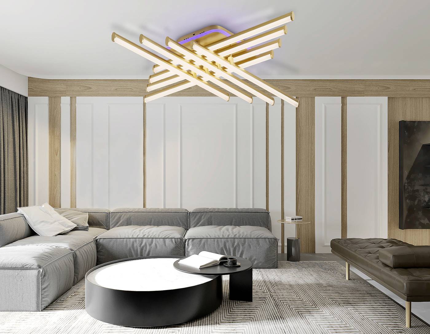 FL6263 Потолочная люстра Ambrella LineTech FL6263