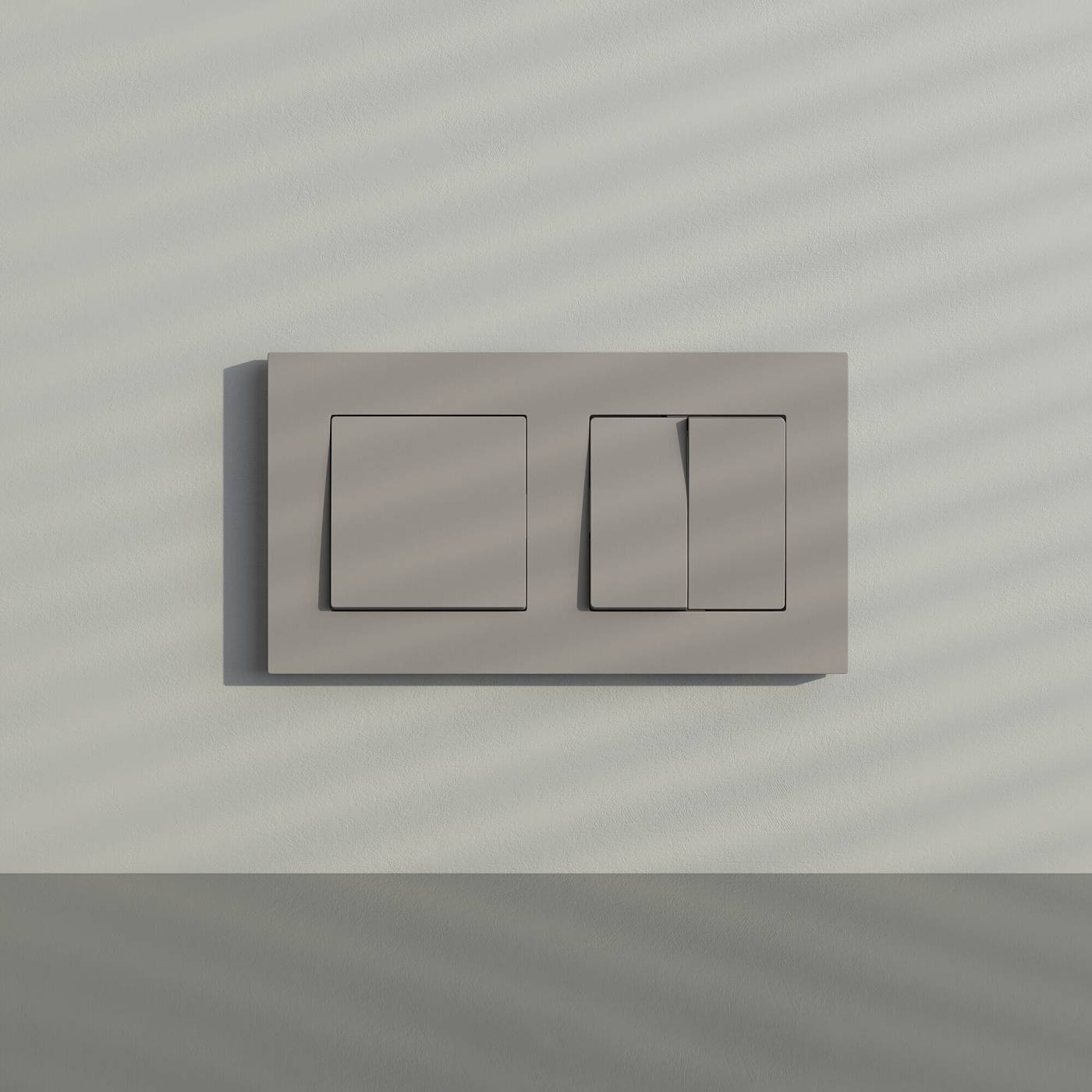 W0022917/ Рамка на 2 поста Slab (дымчатый софт) Рамка Werkel W0022917/ Рамка на 2 поста Slab (дымчатый софт)