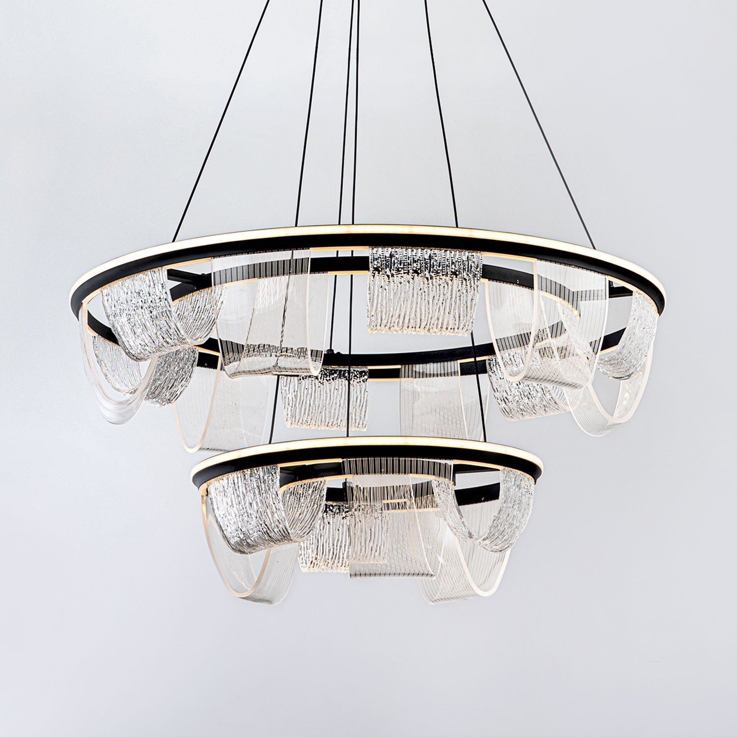 L7706-800-460 BK Подвесная люстра L LED4U L7706-800-460 BK