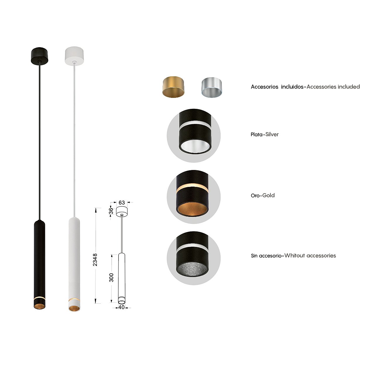 Светильник подвесной Mantra Split 8877