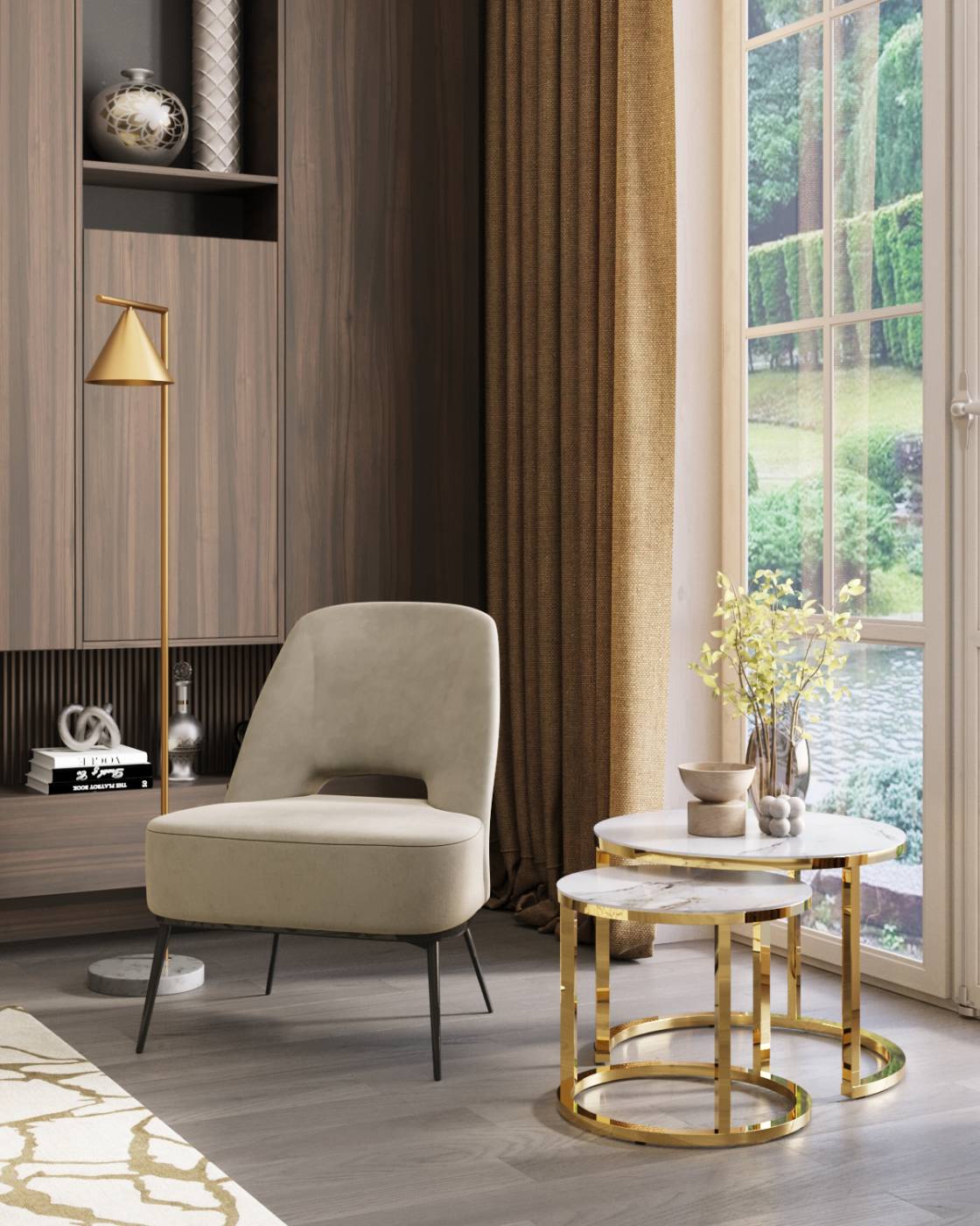 V11592-1F Торшер Moderli Omaha V11592-1F