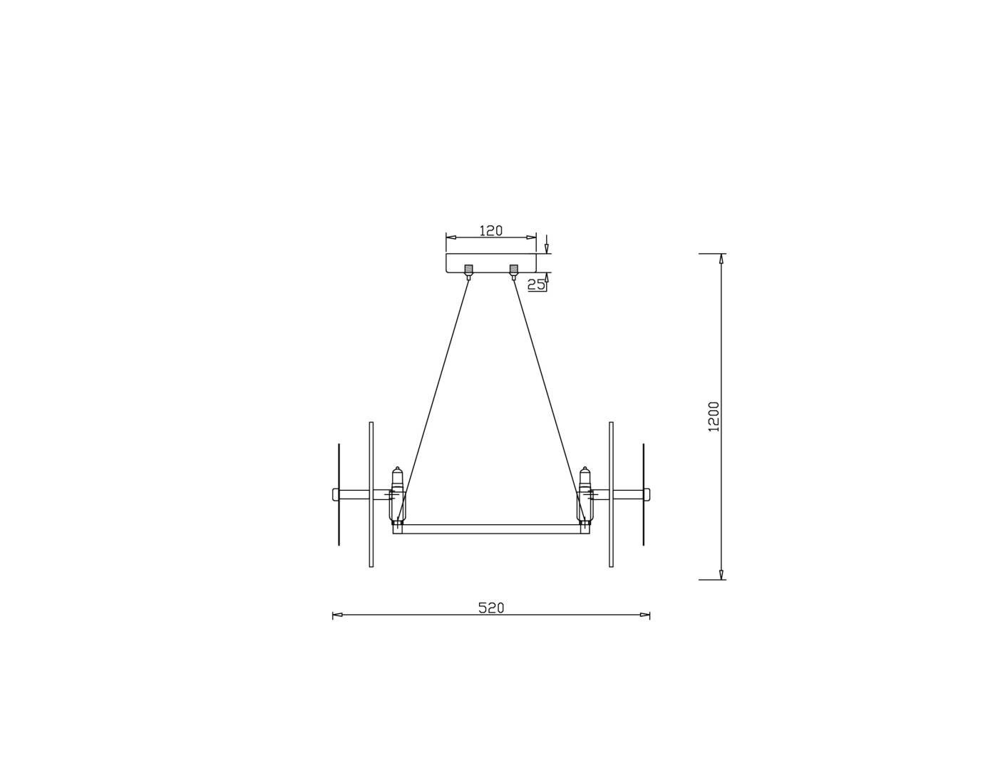 FR5172PL-06BS Подвесная люстра Freya Libra FR5172PL-06BS