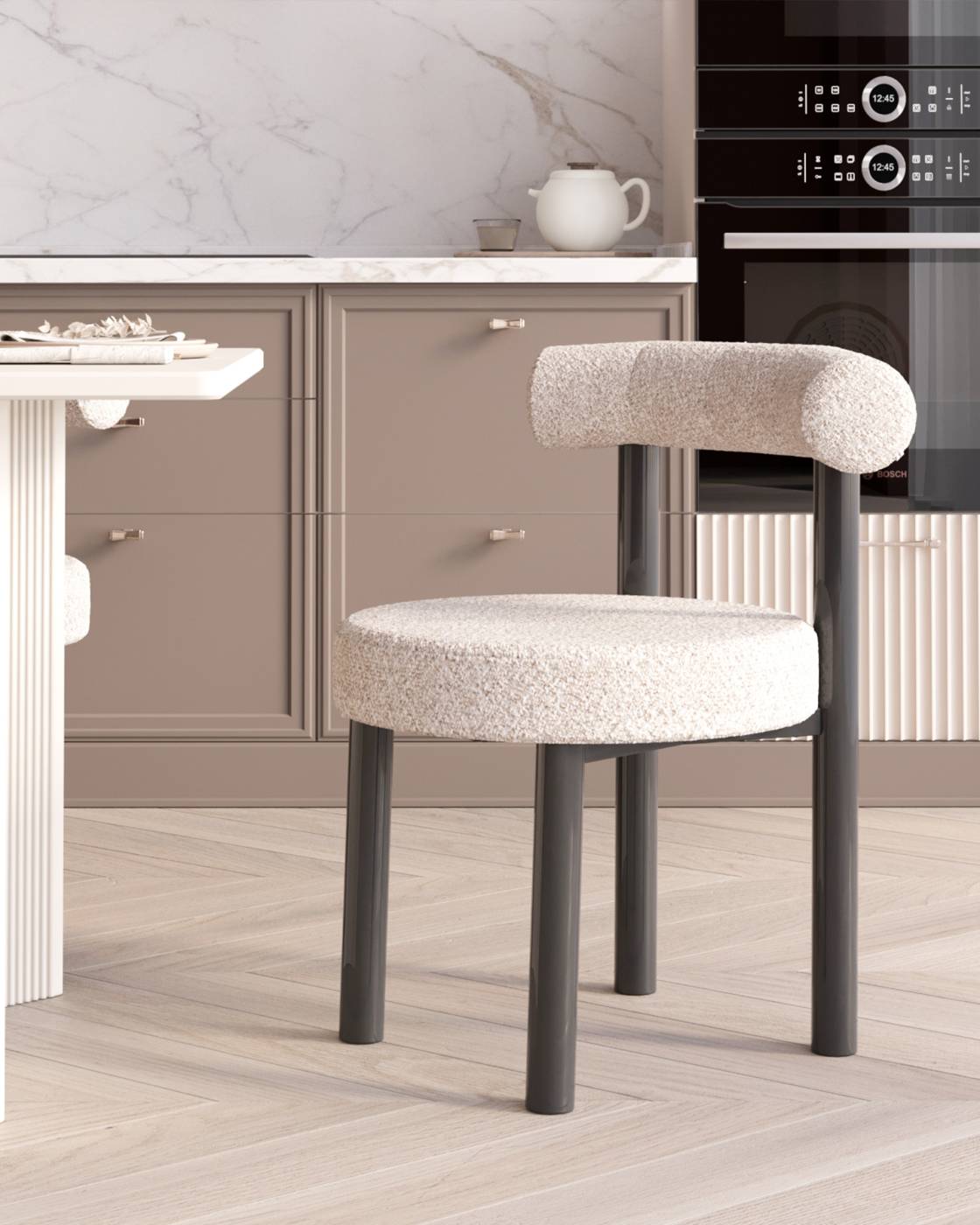 DC-2409010A beige FM11 Обеденный стул Stool Group Tomo DC-2409010A beige FM11