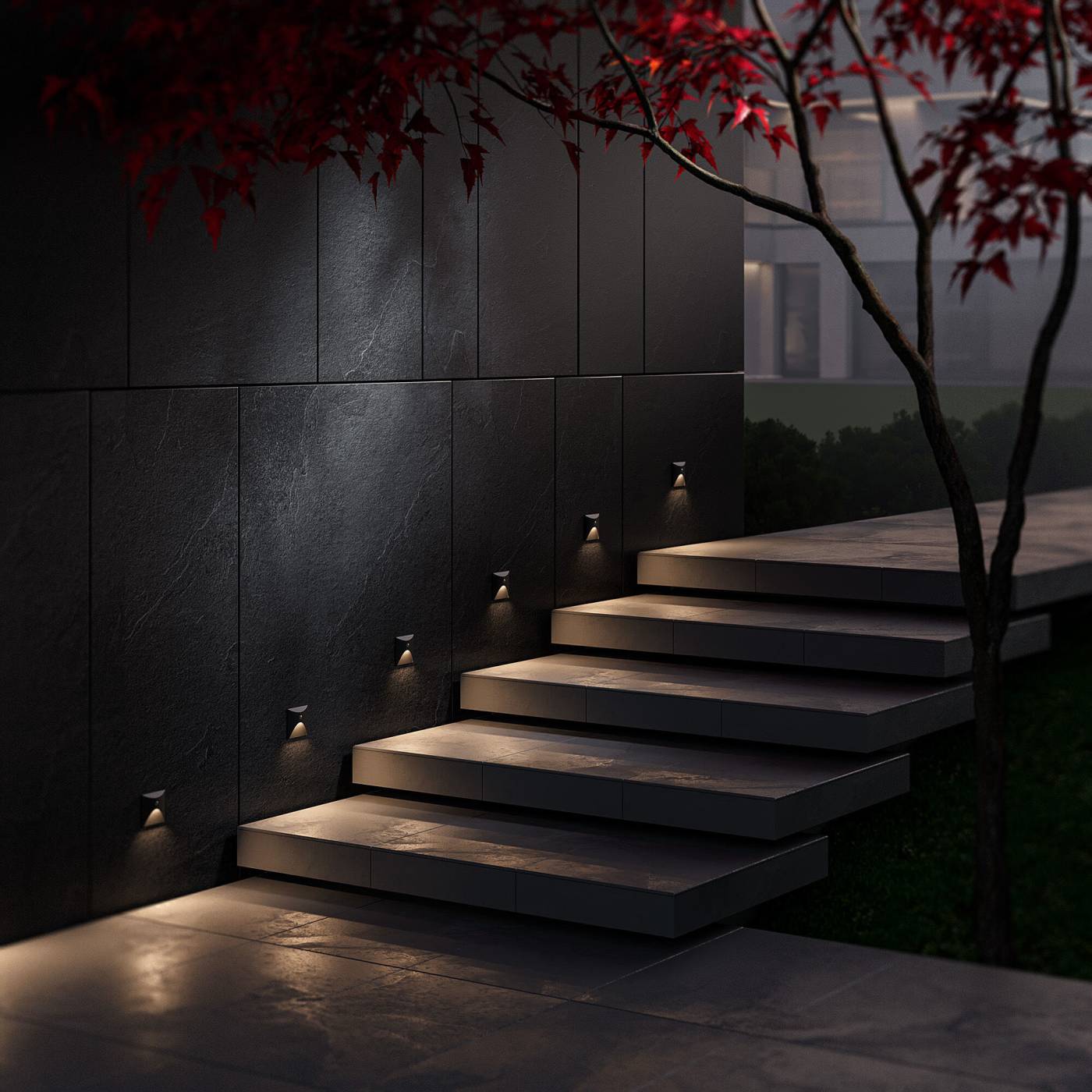 Подсветка для ступеней Elektrostandard Move 40158/LED 3000K с датчиком движения Черный