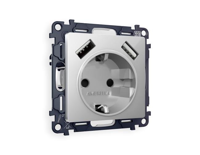 MA409010 Розетка Ambrella Volt ALFA MA409010