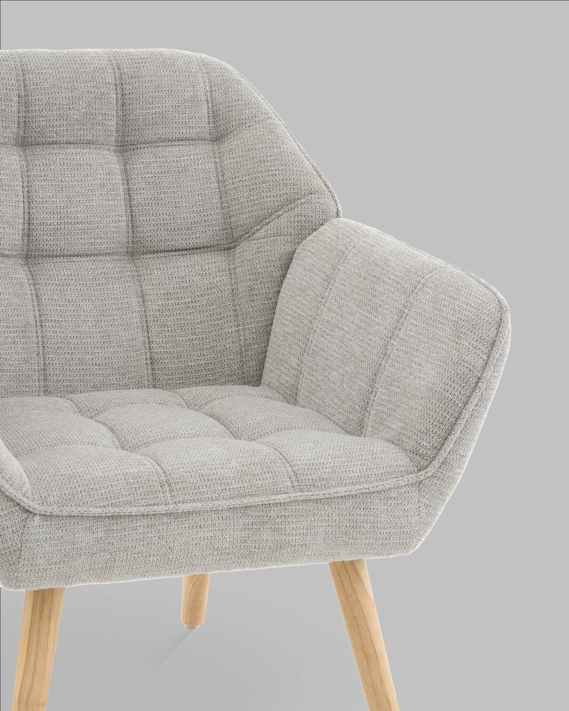 Кресло Stool Group Вэйл QH-8904K DAG-18(80) light grey