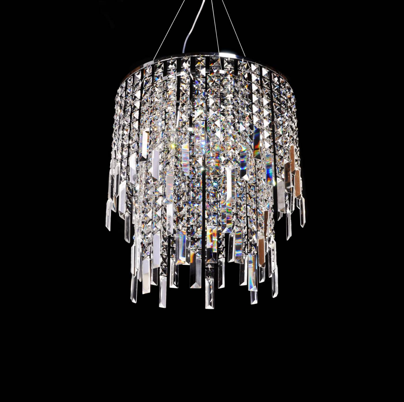 Подвесная хрустальная люстра Zucchero Lumina Deco LDP 2159-450 CHR