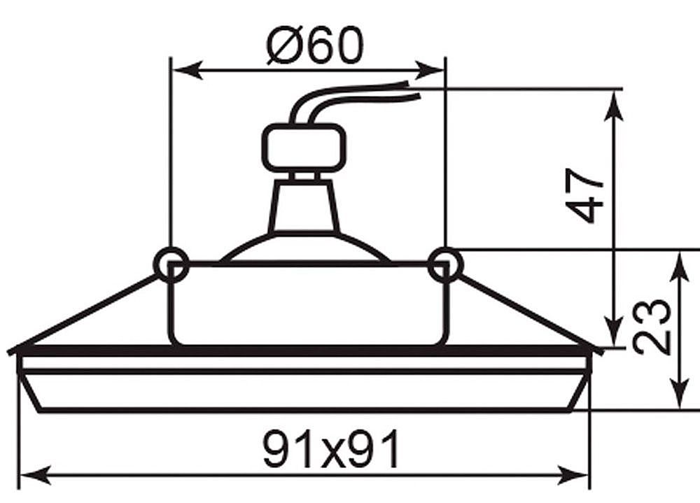 Встраиваемый светильник Feron DL8170-2/8170-2 19722