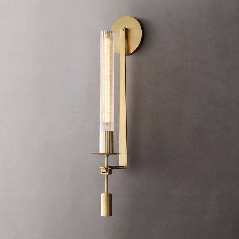 MT8615-1W antique brass Настенное бра Delight Collection Wall lamp MT8615-1W antique brass