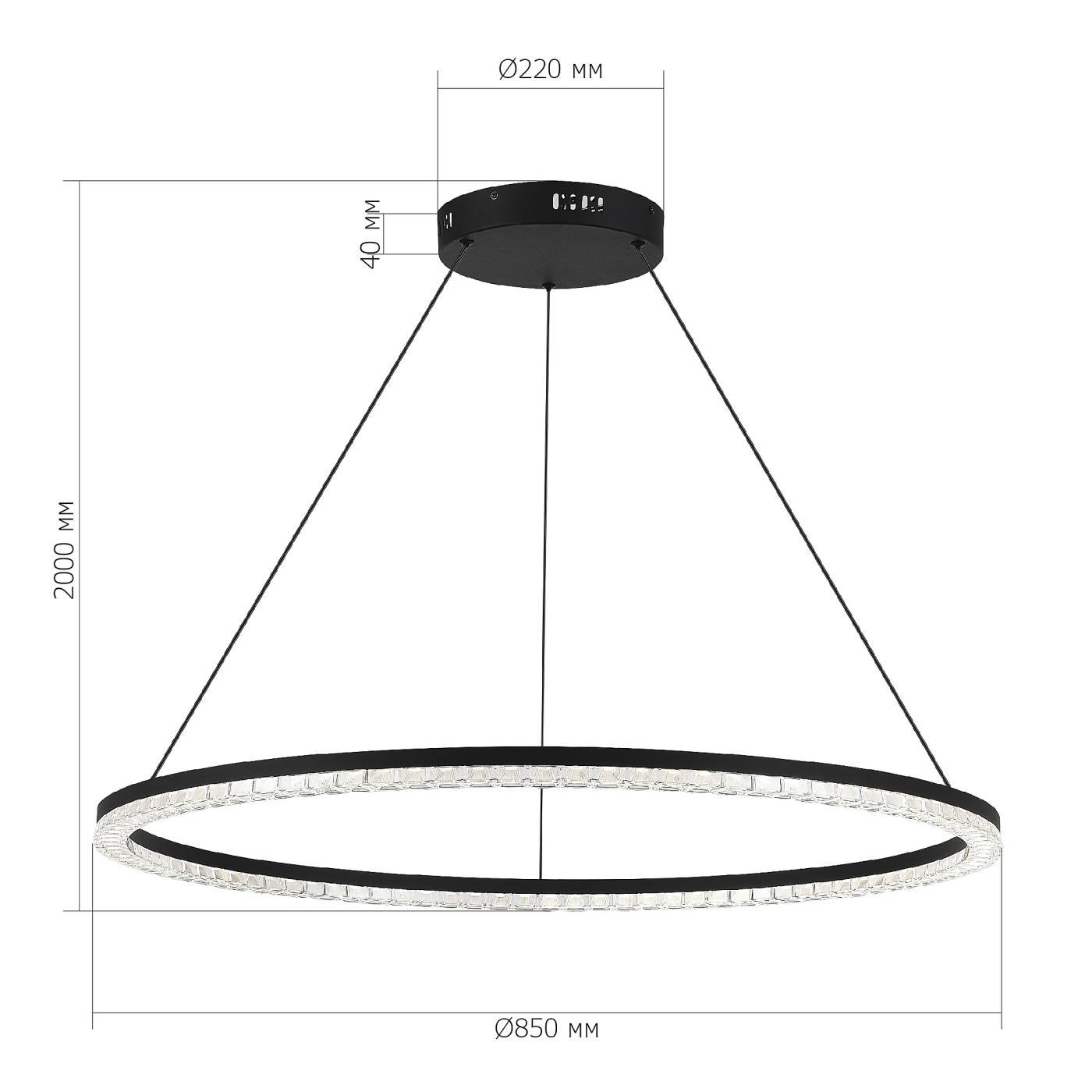 SL1018.413.01 Подвесная люстра ST Luce Euclidics SL1018.413.01