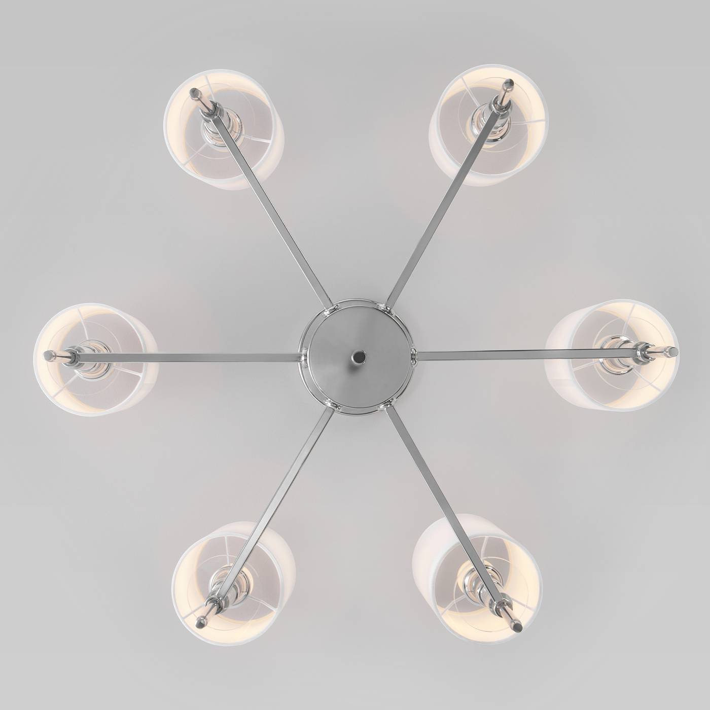 60132/6 хром Потолочная люстра Eurosvet Brielle 60132/6 хром