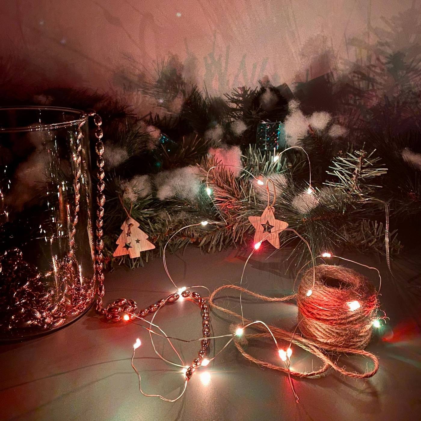 Гирлянда Uniel ULD-S0200-020/DTB/3AA/RC RGB IP20 DEW