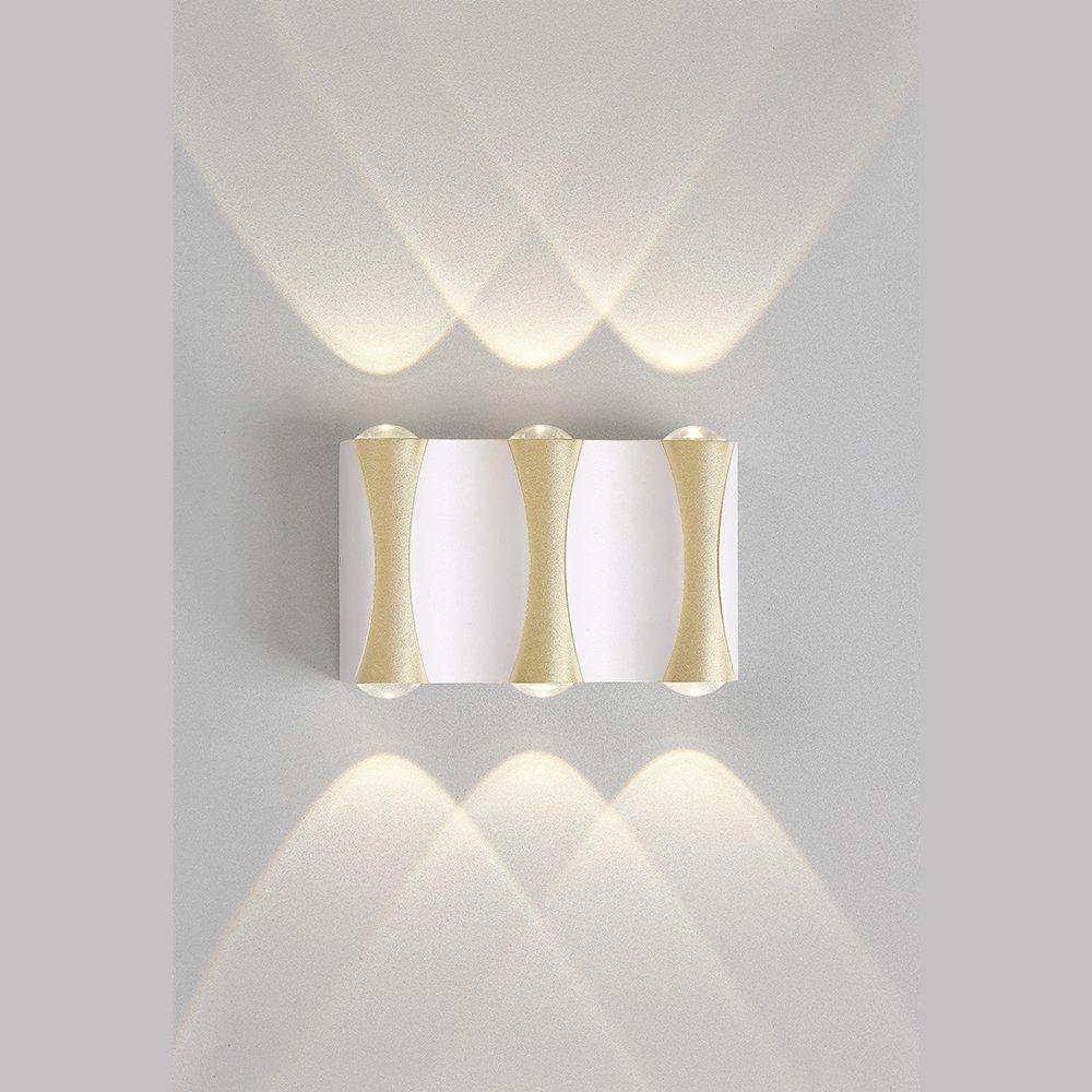 Настенный светильник Crystal Lux Clt 022 CLT 022W3 WH-GO 4000K