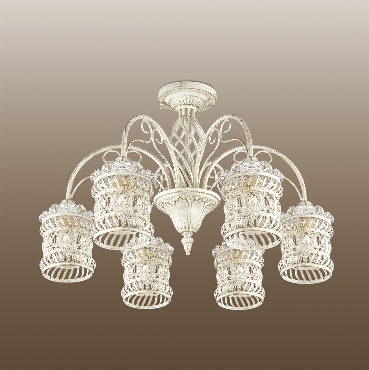 2837/6C Потолочная люстра Odeon Light Zafran 2837/6C