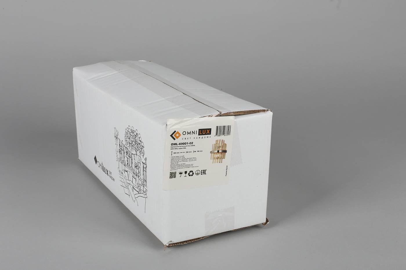 Настенное бра Omnilux Saviano OML-69001-02