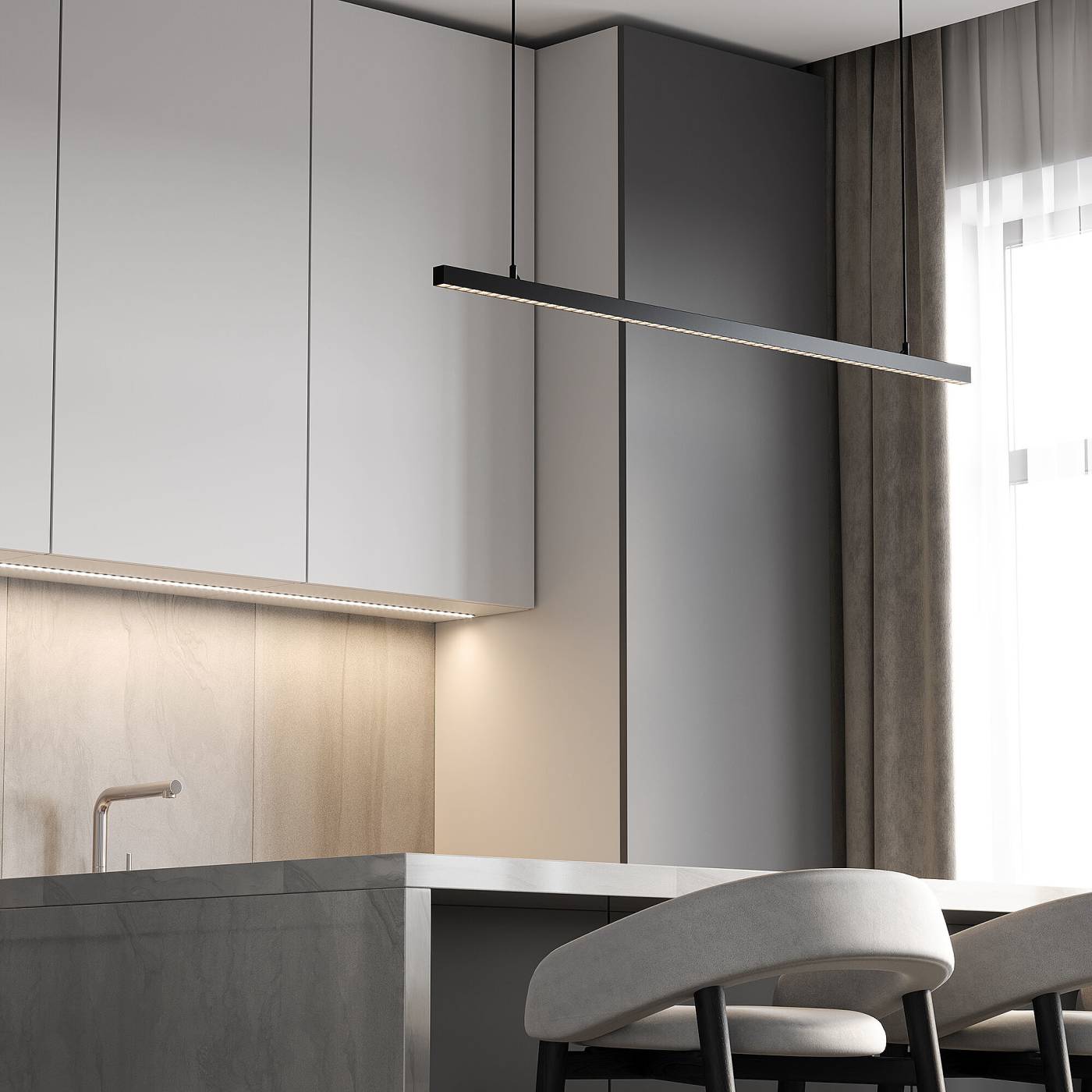 Трековый светильник Elektrostandard Slim Magnetic Slim Magnetic Трековый светильник 48W 4000K Vilo (чёрный) 85108/01