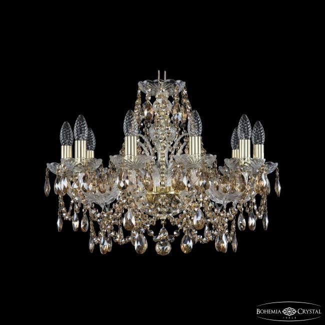 1411/10/195 G R721 Подвесная хрустальная люстра 1411 Bohemia 1411/10/195 G R721