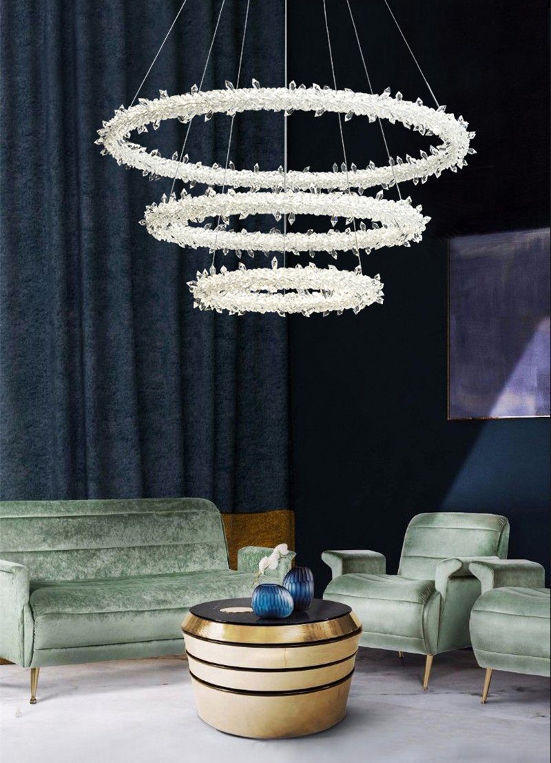 MD-0120B-40+60+80 gold Подвесная люстра Delight Collection MD-012 MD-0120B-40+60+80 gold