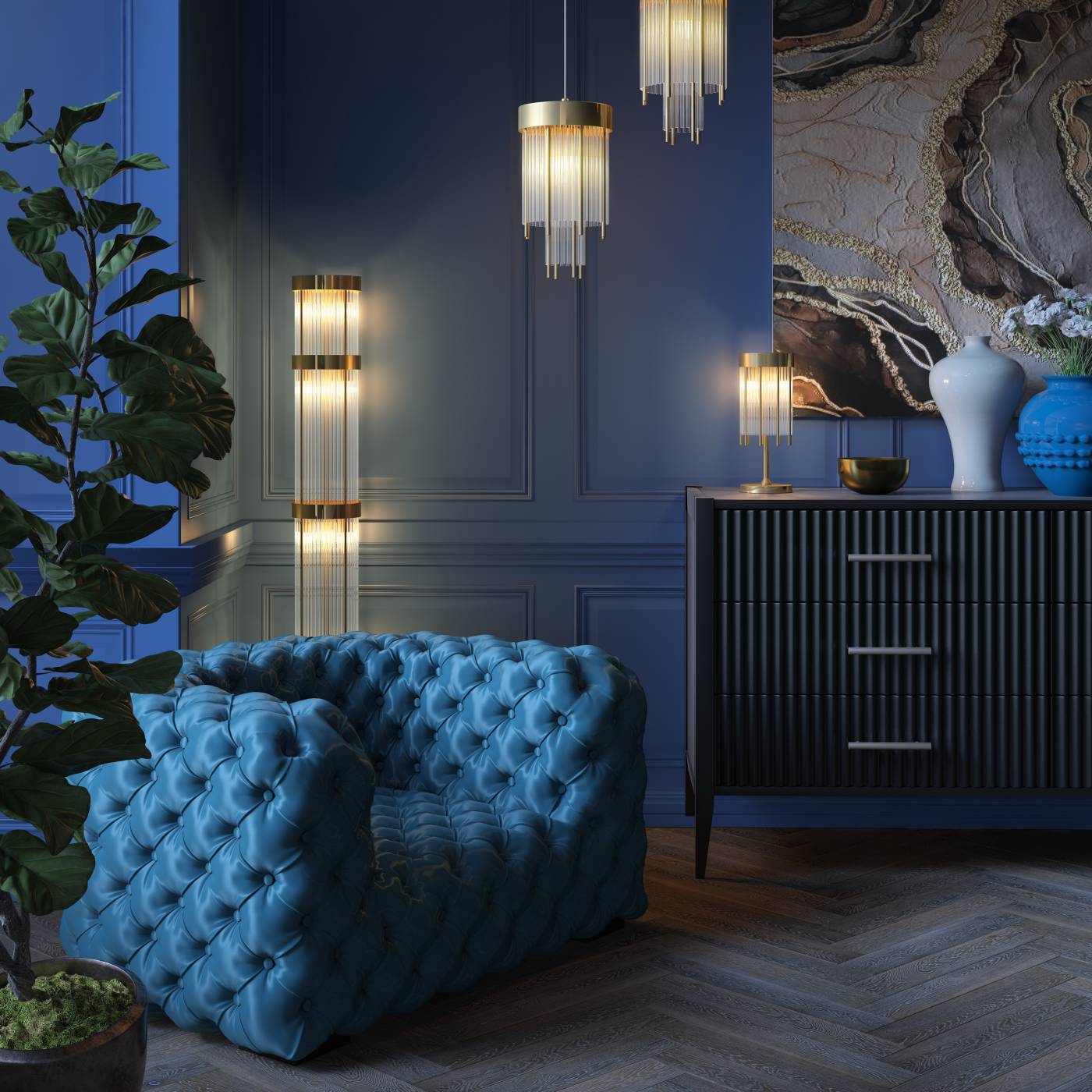 4788/1 Светильник подвесной Odeon Light York 4788/1