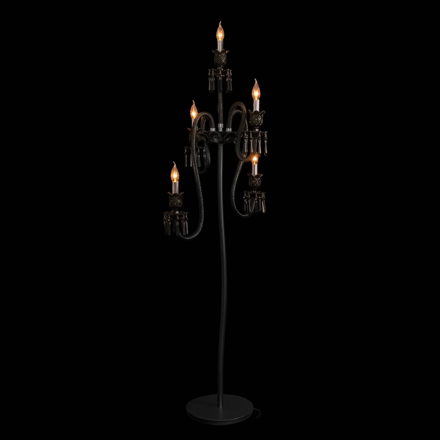 Торшер напольный Lord Loft It 10558F Black