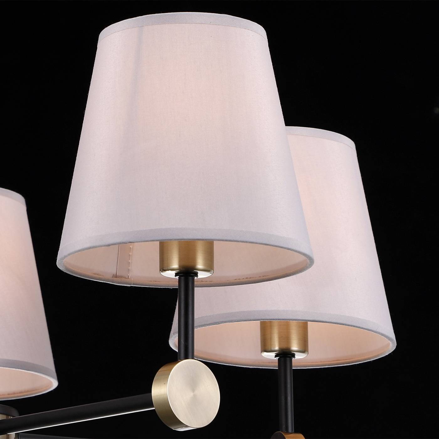 Потолочная люстра ILLUMICO IL0394-5CSQ-24 BK AB CASTOR