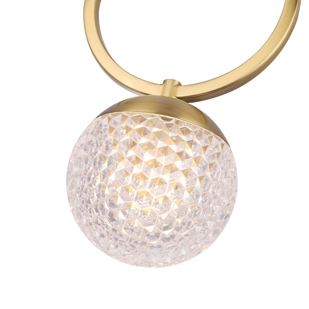 Светильник подвесной Crystal Lux Carolina CAROLINA SP1 V1 BRASS