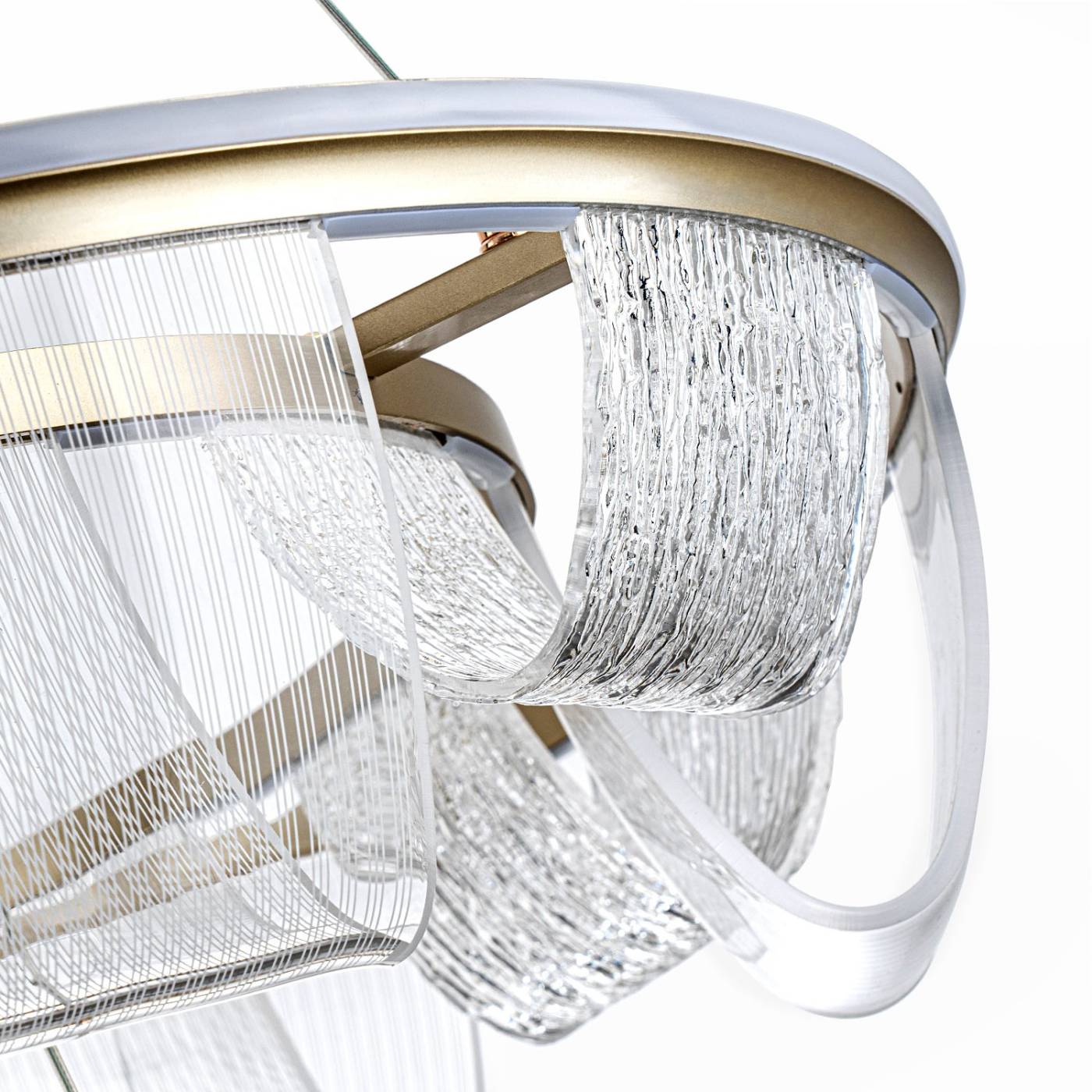 L7706-800-460 GD Подвесная люстра L LED4U L7706-800-460 GD