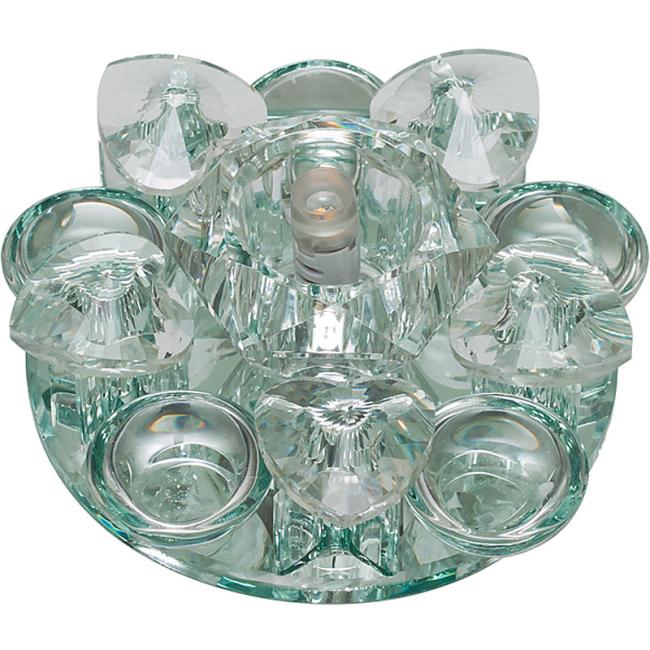 DLS-F123 G4 GLASSY/CLEAR Встраиваемый светильник Fametto Fiore DLS-F123 G4 GLASSY/CLEAR