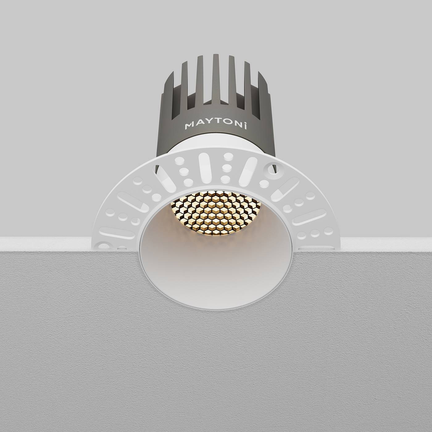 DL122-15W-3K-TRS-W Встраиваемый светильник Maytoni Dip DL122-15W-3K-TRS-W