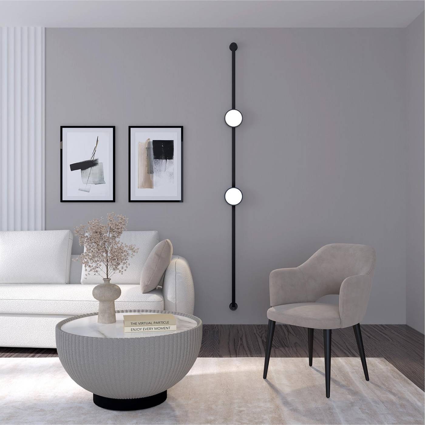 Трековый светильник Denkirs Belty Flow DK5567-BK