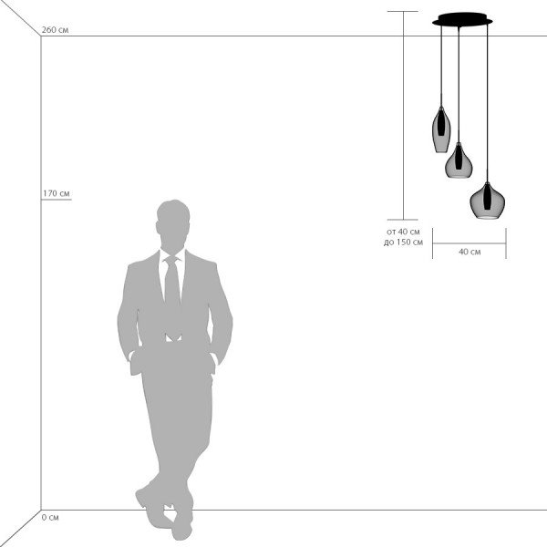 803051 Светильник подвесной Lightstar Pentola 803051