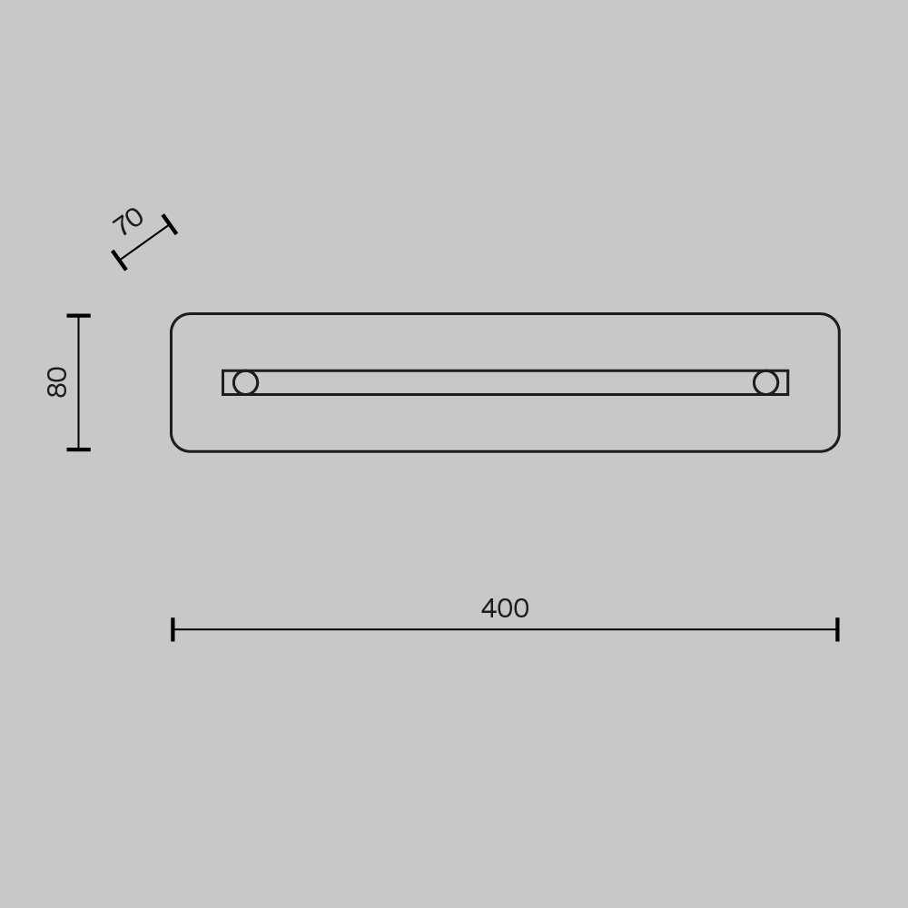 P091WL-L7G3K Настенный светильник Maytoni Maya P091WL-L7G3K