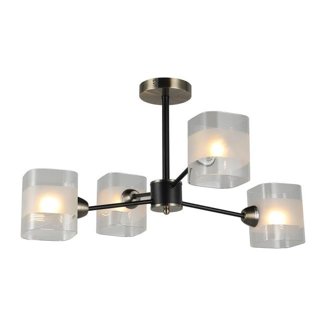 Потолочная люстра IMEX MD.51742-4-S-BK+AB