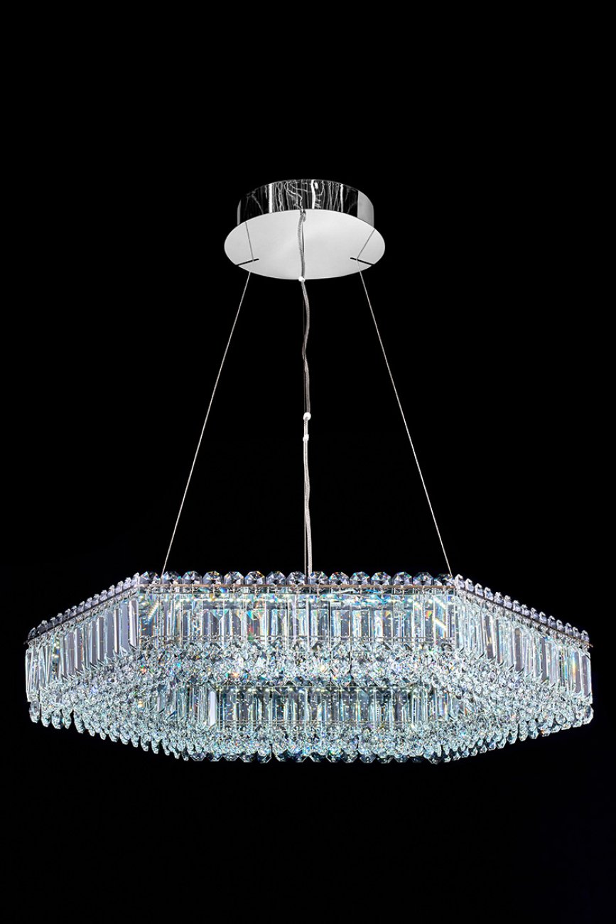 LE3004/600 CH Подвесная люстра LEON Justine LE3004/600 CH