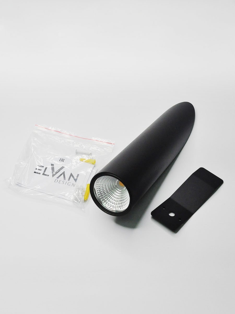 Уличный настенный светильник Elvan 6090 GW-6090-5W-WW-Bk